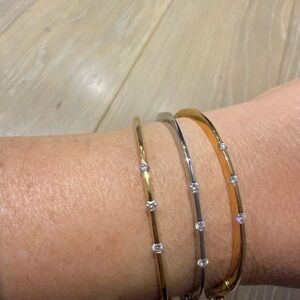 Roberto Coin Rose Gold  Diamond Accent Bracelet